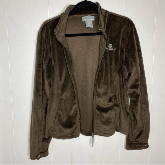 Free Country Brown Fleece Jacket - Picture 3 of 8